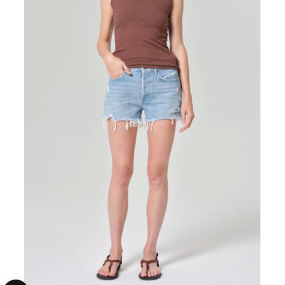 AGOLDE Parker Vintage Cut Off Shorts Sz 24